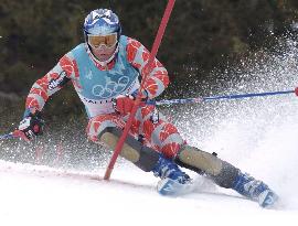 France's Vidal wins Men's slalom in Olympics